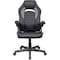 Global Industrial Racing/Gaming Chair, Mid Back, Synthetic Leather, Black/Gray 695854GY - alternate 4